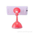 Pink Universal Mobile Phone Stand Holder , Auto Cell Phone